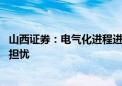 山西证券：电气化进程进一步推进 未来用电量增长空间无需担忧