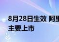 8月28日生效 阿里巴巴宣布在香港纽约双重主要上市