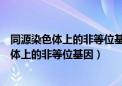 同源染色体上的非等位基因为什么不能自由组合（同源染色体上的非等位基因）