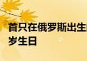 首只在俄罗斯出生的大熊猫“喀秋莎”迎来周岁生日