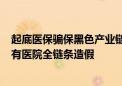 起底医保骗保黑色产业链：药贩子被抓时囤近30吨医保药，有医院全链条造假