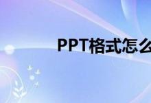 PPT格式怎么调整（ppt格式）