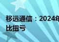 移远通信：2024年上半年净利润2.09亿元 同比扭亏