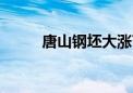 唐山钢坯大涨70元 钢价趋强运行