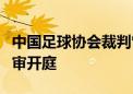 中国足球协会裁判管理部原部长谭海受贿案一审开庭