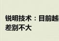 锐明技术：目前越南工厂产品成本与国内工厂差别不大