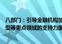 八部门：引导金融机构加大对长江经济带绿色发展、低碳转型等重点领域的支持力度