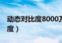 动态对比度8000万:1和5000万:1（动态对比度）