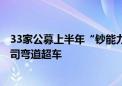 33家公募上半年“钞能力”揭晓：华夏暂列第一 9家中小公司弯道超车