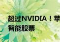 超过NVIDIA！苹果被列为2025年首选人工智能股票