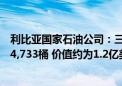 利比亚国家石油公司：三天内油田关闭造成的总损失为1,504,733桶 价值约为1.2亿美元