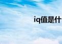 iq值是什么意思（iq值）