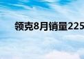 领克8月销量22528台 同比增长超20%