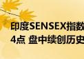 印度SENSEX指数收盘涨0.24% 报82,559.84点 盘中续创历史新高