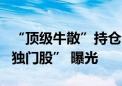 “顶级牛散”持仓全景图！葛卫东、赵建平“独门股” 曝光