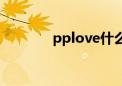 pplove什么意思（pplove）