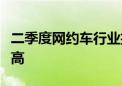 二季度网约车行业招聘供需两旺且求职匹配度高