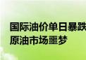 国际油价单日暴跌4%！利比亚政局转机竟成原油市场噩梦