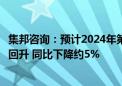 集邦咨询：预计2024年第三季度全球智能手机产量环比小幅回升 同比下降约5%