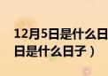 12月5日是什么日子(节日、纪念日)（12月5日是什么日子）