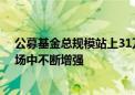 公募基金总规模站上31万亿元关口 机构投资者的份量在市场中不断增强