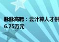 脉脉高聘：云计算人才供需比0.33 大模型算法岗平均月薪超6.75万元