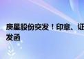 庚星股份突发！印章、证照资料已处于失控状态 上交所火速发函