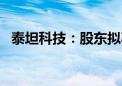 泰坦科技：股东拟减持不超过2%公司股份