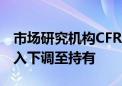 市场研究机构CFRA将可口可乐公司评级从买入下调至持有