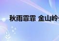 秋雨霏霏 金山岭长城云雾缭绕景美如画