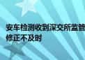 安车检测收到深交所监管函：2023年业绩预告信披不准确且修正不及时