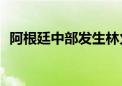 阿根廷中部发生林火 过火面积超1.3万公顷