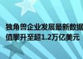 独角兽企业发展最新数据出炉：2023年中国独角兽企业总估值攀升至超1.2万亿美元