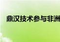 鼎汉技术参与非洲高铁项目 积极拓展市场