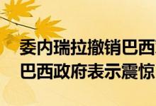 委内瑞拉撤销巴西对阿根廷驻委使馆代表权 巴西政府表示震惊