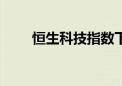 恒生科技指数下跌2%至3417.99点