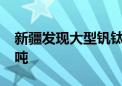 新疆发现大型钒钛磁铁矿床 资源量达3.58亿吨