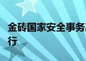 金砖国家安全事务高级代表会议在圣彼得堡举行