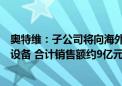 奥特维：子公司将向海外某光伏企业销售单晶炉及配套辅助设备 合计销售额约9亿元