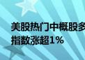 美股热门中概股多数上涨 纳斯达克中国金龙指数涨超1%