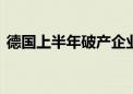 德国上半年破产企业超万家 同比增长24.9%