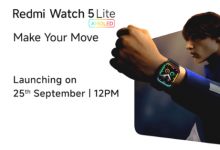 REDMI WATCH 5 LITE 将于 9 月 25 日发布