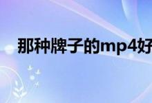 那种牌子的mp4好（什么牌子的mp4好）