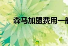 森马加盟费用一般几万（森马加盟费）