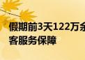 假期前3天122万余人打卡天安门 他们做好游客服务保障