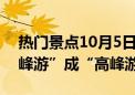 热门景点10月5日前门票都已售罄 游客“错峰游”成“高峰游”