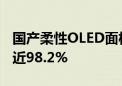 国产柔性OLED面板市场大爆发：国产化率逼近98.2%