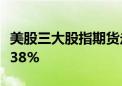 美股三大股指期货走低 标普500指数期货跌0.38%