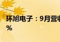 环旭电子：9月营收59.53亿元 同比增长4.19%