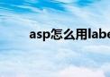 asp怎么用label重置（asp怎么用）